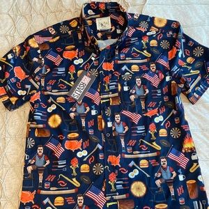 New With Tags RSVLTS Ron Swanson shirt